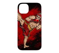 Custodia per iPhone 14 Plus Boxe cinese Sanda Side Kick