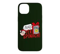 Custodia per iPhone 14 Plus Braccio di Ferro Tutto quello che voglio per Natale sono i tuoi spinaci!
