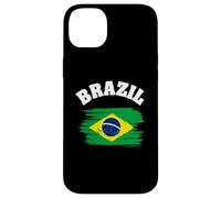 Custodia per iPhone 14 Plus Brazil National Flag Country Pride Roots Vintage Gift