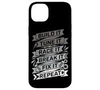 Custodia per iPhone 14 Plus Build It Tune It Race It Break It Fix It Repeat Car Lover