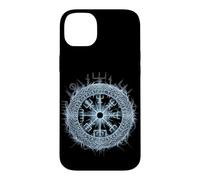 Custodia per iPhone 14 Plus Bussola vichinga Vegvisir Walhalla rune nordica