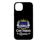 Custodia per iPhone 14 Plus Cabo Verdean Queen Cabo Verde Flag Proud Cabo Verdean Woman