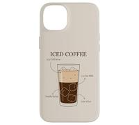 Custodia per iPhone 14 Plus Caffè freddo Cold Brew Latte d'avena Sciroppo di vaniglia Ghiaccio