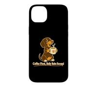 Custodia per iPhone 14 Plus Caffè Prima Pancia Strofina Secondo Caffè