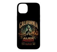 Custodia per iPhone 14 Plus California Alien Invasion Retro UFO UAP Extraterrestre