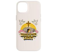 Custodia per iPhone 14 Plus Camminare Nella Luce Retro Vintage Cartoon Vuoto Tomba Giovanni 1:7