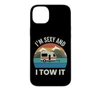 Custodia per iPhone 14 Plus Camper Trailer Campeggio Vintage Sexy E Io Traino It