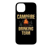 Custodia per iPhone 14 Plus Campers Gift - Campfire Drinking Team Camping Outdoors Funny
