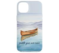 Custodia per iPhone 14 Plus Canoa Lago Avventura Natura Amante Vita all'aperto