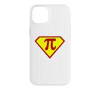 Custodia per iPhone 14 Plus Capitano Pi Supereroe Simbolo Cool Matematica Super Hero