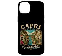Custodia per iPhone 14 Plus Capri Italia La Dolce Vita Vintage Italia Viaggi Italiani