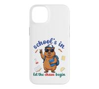 Custodia per iPhone 14 Plus Capybara Back To School Vibes Scuole In Let The Chaos Begin