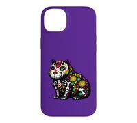 Custodia per iPhone 14 Plus Capybara Mexican Sugar Skull Calavera Viva Mexico Party