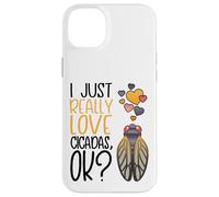 Custodia per iPhone 14 Plus Carino Cicada Amante Mi piace davvero le cicale