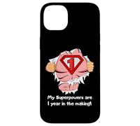 Custodia per iPhone 14 Plus Carino Supereroe 1 Anno Vecchio Ragazze