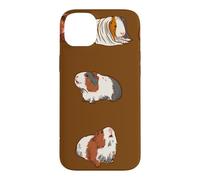 Custodia per iPhone 14 Plus Carino tipi di porcellini d'India per i proprietari e gli amanti della cavia