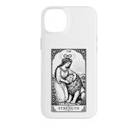 Custodia per iPhone 14 Plus Carta dei Tarocchi Vintage Zodiaco Leone Strega Celeste Astrologia