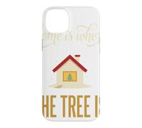 Custodia per iPhone 14 Plus Casa è dove l'albero è Natale
