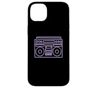 Custodia per iPhone 14 Plus Cassette Audio Tape 80s Retro Music Old Mix Pencil