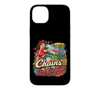 Custodia per iPhone 14 Plus Catene da golf a disco Are My Love Language Funny Disc Golf Women