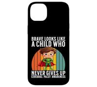 Custodia per iPhone 14 Plus Cerebral Palsy Awareness Gifts for kids CP Awareness Warrior