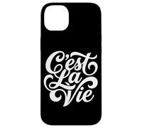 Custodia per iPhone 14 Plus C'est La Vie - Script di filosofia della vita con citazione francese