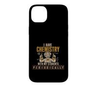 Custodia per iPhone 14 Plus Chemistry Teacher Pun Periodically Science