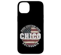 Custodia per iPhone 14 Plus Chico California, Vintage bandiera americana