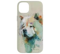 Custodia per iPhone 14 Plus Chow Chow Ritratto Art Dog Design