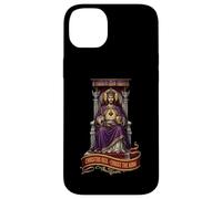 Custodia per iPhone 14 Plus Christus Vincit Cattolico Cristo Re Sacro Cuore