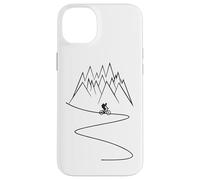 Custodia per iPhone 14 Plus Ciclismo pilota giù per la montagna e la natura