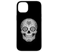 Custodia per iPhone 14 Plus Cinco de mayo giorno dei morti cranio occhi rosa