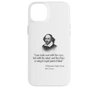 Custodia per iPhone 14 Plus Citazione di Shakespeare - L'amore non sembra con gli occhi