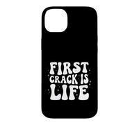Custodia per iPhone 14 Plus Coffee Roaster First Crack Is Life Retro Roasting Design