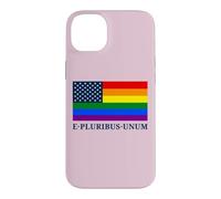 Custodia per iPhone 14 Plus College USA Caratteri Rosso Bianca Blu Stelle E Strisce