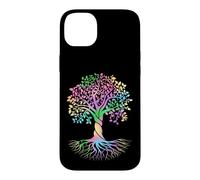 Custodia per iPhone 14 Plus Colorful Life Is Really Good Vintage Unique Tree Art