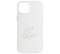 Custodia per iPhone 14 Plus Cominciamo: progettazione tipografica con script minimale