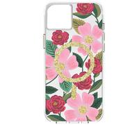 Custodia per iPhone 14 Plus con motivo floreale Roseraie antimicrobico