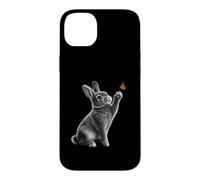 Custodia per iPhone 14 Plus Coniglio Farfalla Natura Lover Bunny