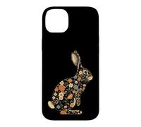 Custodia per iPhone 14 Plus Coniglio Floreale Botanico Bunny Amante Animali