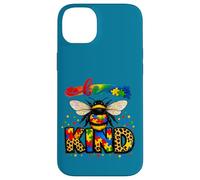 Custodia per iPhone 14 Plus Consapevolezza dell'autismo Be Kind - Cute Rainbow Bee Puzzle Awareness
