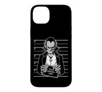 Custodia per iPhone 14 Plus Conte Dracula Mostro Vampiro Foto segnaletica