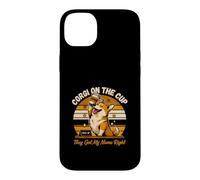 Custodia per iPhone 14 Plus Corgi Sulla Coppa Hanno Ottenuto Il Mio Nome Giusto