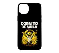 Custodia per iPhone 14 Plus Corn To Be Wild Halloween Scarecrow Illustration Graphic