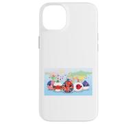 Custodia per iPhone 14 Plus Country Balls Da USA Regno Unito Giappone