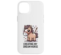 Custodia per iPhone 14 Plus Creating My Dream Horse Kawaii - Pony pastello