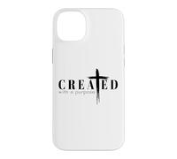 Custodia per iPhone 14 Plus creato con uno scopo cristiani versetto fede bibbia gesù