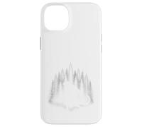 Custodia per iPhone 14 Plus Creatura della foresta di rettili che cammina attraverso il criptide della foresta bianca
