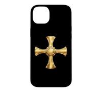Custodia per iPhone 14 Plus Croce di Cuthbert - Antichi simboli cristiani