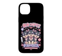Custodia per iPhone 14 Plus Cucciolo di mitologia greca Kawaii Cerberus
